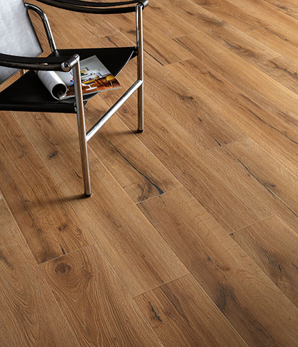 dettaglio pavimento variante Autumn, collezione Groove effetto legno