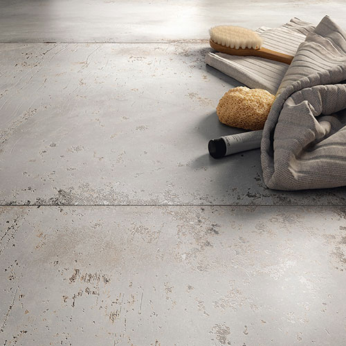 Pavimento della collezione Melt, variante Pewter
