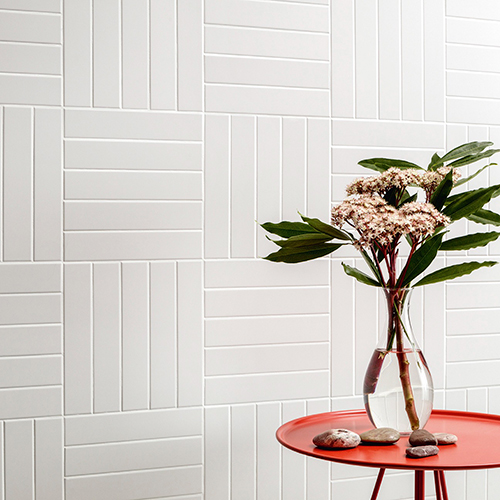Rivestimento collezione Petali, variante Bianco