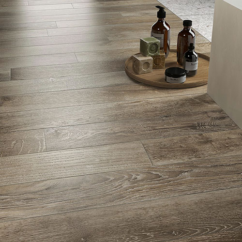 Pavimento della collezione Shizen, variante Cenere