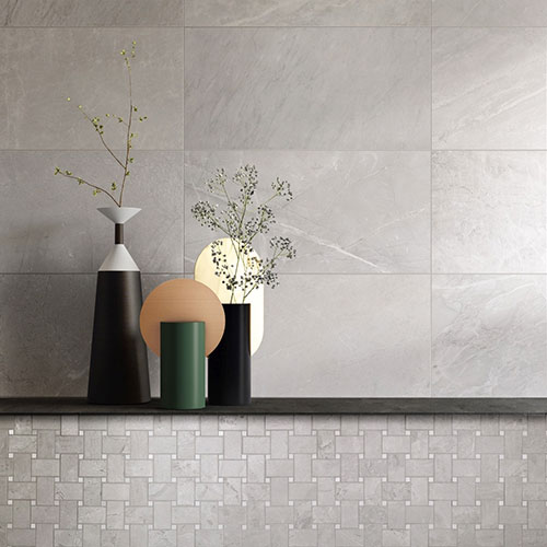 Rivestimento della collezione Velvet, variante Grey